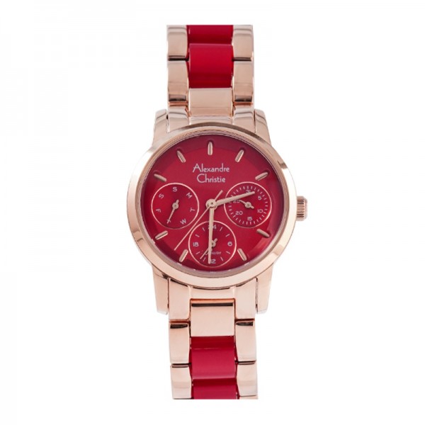 Alexandre Christie AC 2A19 Rosegold Red BFBRGRE